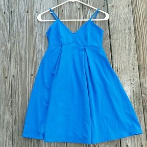 Blue baby doll style dress